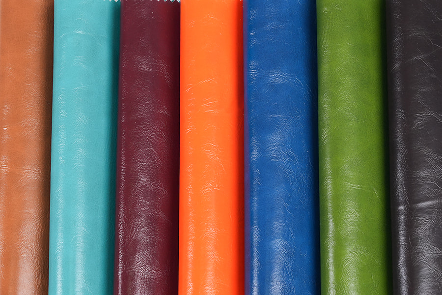 고탄성 난연 소파 인조 가죽